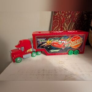 Disney Pixar Cars Glow Racers Mack Hauler Semi Truck Playset Vehicle Toy 2021